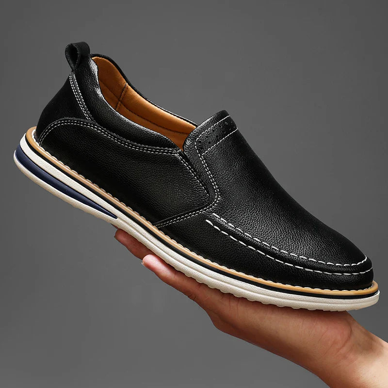 Lucent Leather Flats