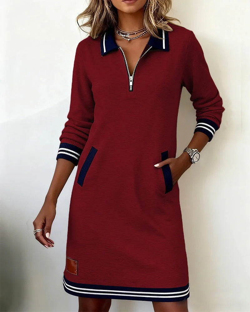 Astoria Long Sleeve Cotton Dress