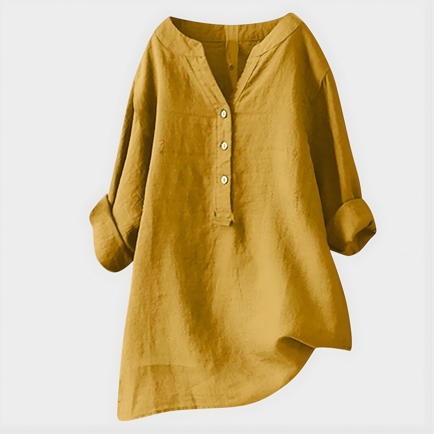 Evelyn Cotton Linen Blouse