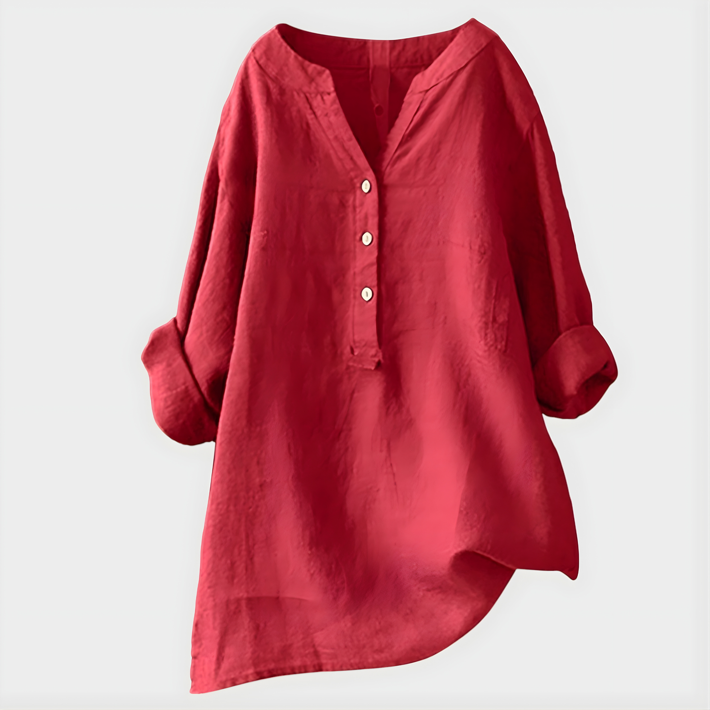 Evelyn Cotton Linen Blouse