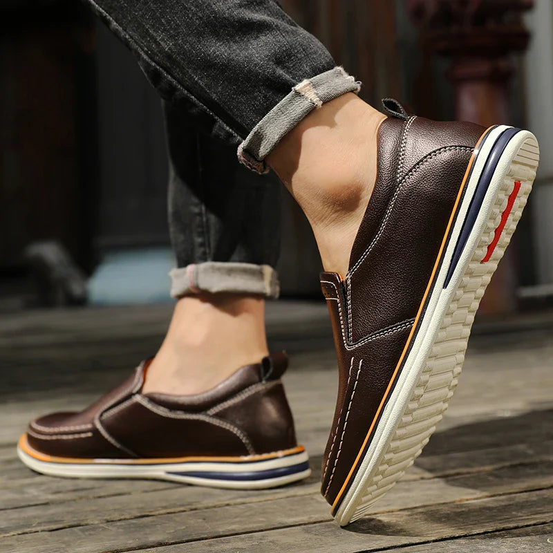 Lucent Leather Flats