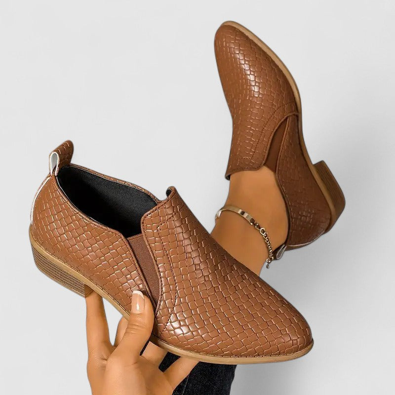 Caelora Croco Loafers