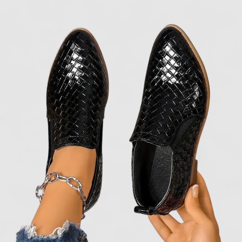 Caelora Croco Loafers