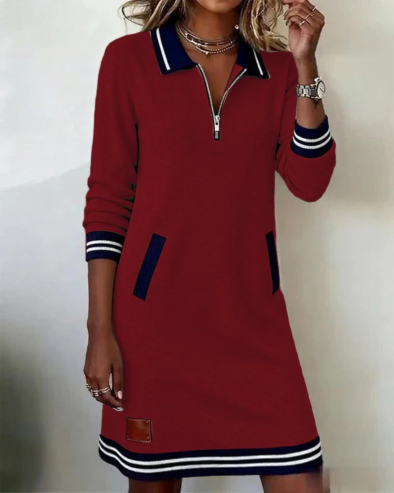 Astoria Long Sleeve Cotton Dress