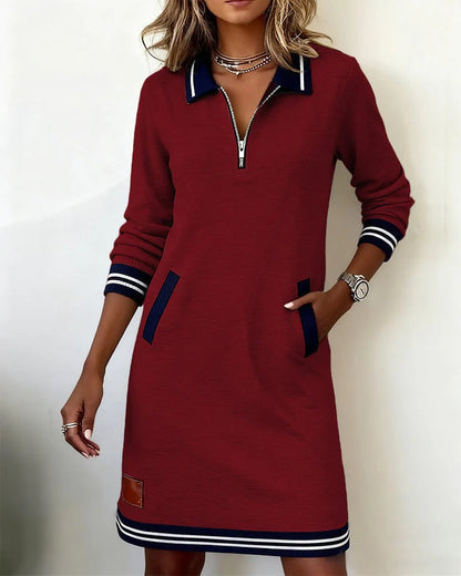 Astoria Long Sleeve Cotton Dress