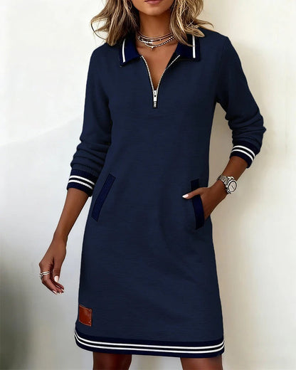 Astoria Long Sleeve Cotton Dress